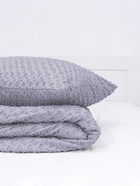 Постельное белье евро LoveLife Tufting «Квадрат», микрофайбер, серо-сиреневое - Фото 7