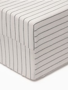 Простыня на резинке 1.5-спальная «Этель» White stripes, 140×200+25 см, жатый хлопок - Фото 4