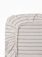 Простыня на резинке евро «Этель» White stripes, 200×200+25 см, жатый хлопок - Фото 5