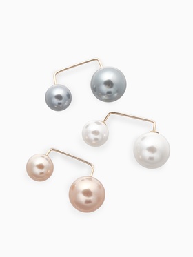 Набор булавок «Жемчужное ассорти», 3 шт., разноцветный