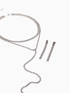 Набор 2 предмета: колье-чокер, серьги «Блеск», белый в серебре - Фото 11