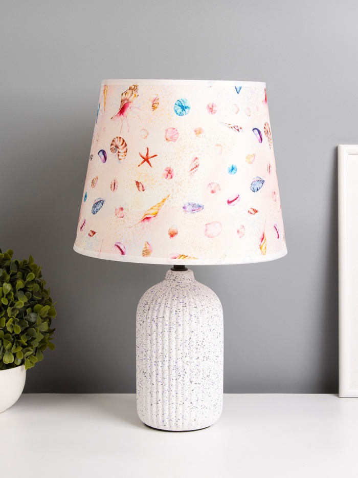 Лампа настольная «Беатрис» 1×40 Вт Е14 белый 10429276