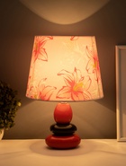 Настольная лампа 16877/1BK+RD E14 40 Вт черно-красный 7422103 - фото 5027526