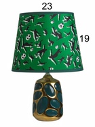 Лампа настольная керамика «Пузырьки» тёмно-зелёная с золотом Е14 40 Вт 4415762 10895089 Лампа настольная керамика «Пузырьки» тёмно-зелёная с золотом Е14 40 Вт 4415762 10895089