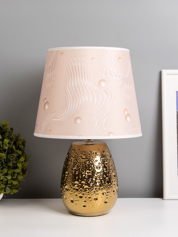 Настольная лампа «Беата» Е14 40 Вт золото RISALUX 9561946