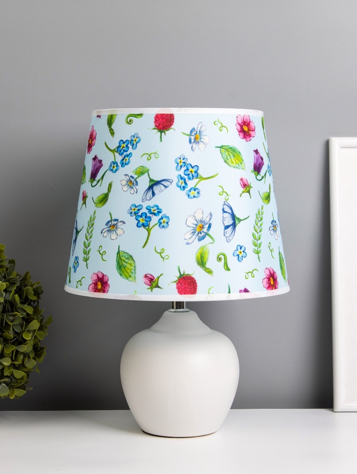 Лампа настольная «Майте» 1×40 Вт Е14 белый 10424375