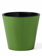 Кашпо для цветов с дренажной вставкой Rosemary, 1.6 л, d=16 см, пластиковое, зелёное - Фото 3