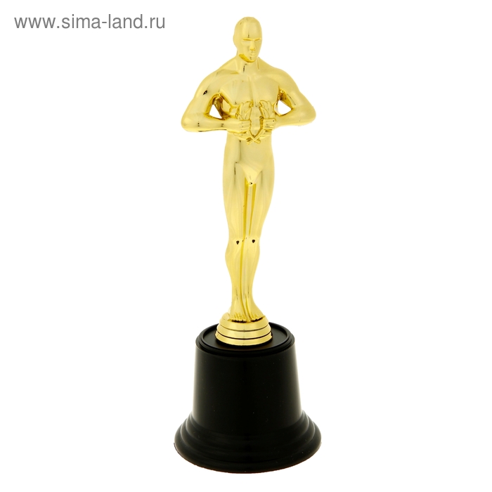 Наградная фигура мужская под нанесение, «Оскар», подставка пластик черная, 7 х 20 см - Фото 1