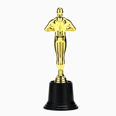 Наградная фигура под нанесение «Оскар», подставка пластик черная, 20.5×7 см