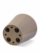 Кашпо для цветов с дренажной вставкой Rosemary, 16 л, d=33 см, пластиковое, на колёсиках, бежевое - Фото 6