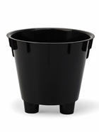 Кашпо для цветов с дренажной вставкой Rosemary, 5 л, d=23 см, пластиковое, белое - Фото 7