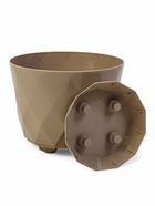 Горшок для цветов с поддоном Laurel, 1.3 л, d=14.5 см, h=12.5 см, пластиковый, бежевый - Фото 4