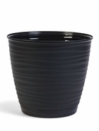 Горшок для цветов с поддоном Saffron, 9.1 л, d=26.7 см, h=24.5 см, пластиковый, чёрный - Фото 3