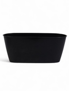 Кашпо для цветов с дренажной вставкой Laurel, 5 л, 35.4×15.2×15 см, пластиковое, бежевое - Фото 8