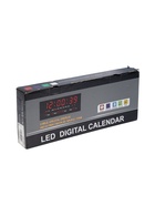 УЦЕНКА Часы электронные настенные, настольные «Соломон», с будильником, 36×15×2.8 см, чёрные - Фото 6