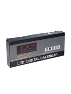 УЦЕНКА Часы электронные настенные, настольные «Соломон», с будильником, 36×15×2.8 см, чёрные - Фото 7