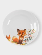 Тарелка детская Дулевский фарфор «Лисичка», d=17.5 см, 175 мл, белая - Фото 1