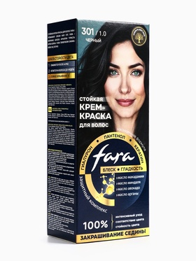 Краска для волос FARA NC тон 301/1.0 - Черный, 116 г