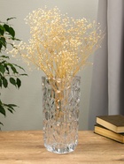 Ваза «Эдисон», лучики, 29×12 см, стекло, прозрачная - фото 46381448