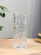 Ваза «Шерри», геометрия, 29×11.5 см, стекло, прозрачная - фото 809031407