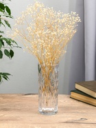 Ваза «Шерри», крупные ромбы, 23.5×9.5 см, стекло, прозрачная 10872843