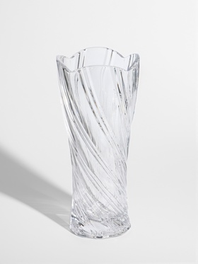 Ваза «Николь», 23.5×10.5 см, стекло, прозрачная