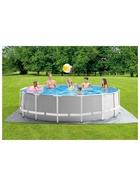 УЦЕНКА Бассейн каркасный Prism Frame 457×122 см (фил.нас, лест-ца, тент, подстилка) 26726NP - Фото 10