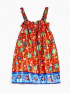 Сарафан русский народный «Русская девица», рост 110-128, красный 10200612 Сарафан русский народный «Русская девица», рост 110-128, красный 10200612