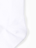 Носки женские спортивные хлопковые Resport, 3 пары, размер 35-38, белые - Фото 6