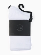 Носки женские спортивные хлопковые Resport, 3 пары, размер 35-38, белые - Фото 9