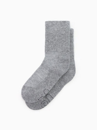 Носки спортивные хлопковые Resport, размер 35-38, серые