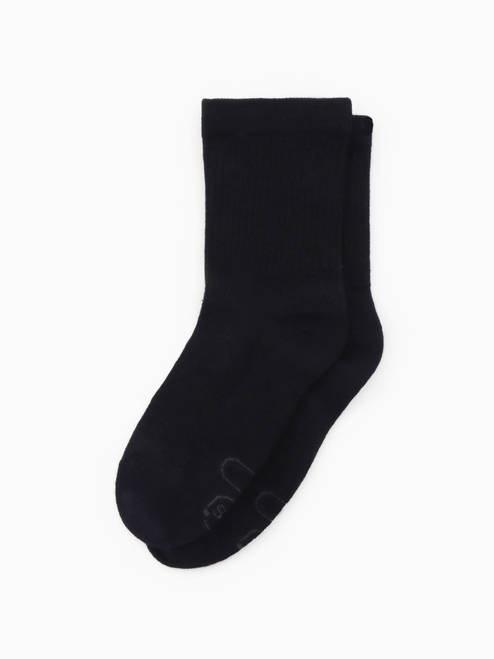 Носки спортивные хлопковые Resport, размер 35-38, чёрные