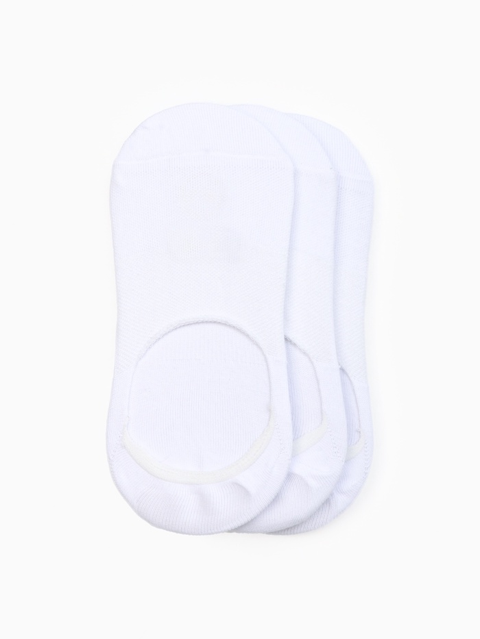 Следки спортивные с компрессией Resport, 3 пары, размер 35-38, белые - Фото 1