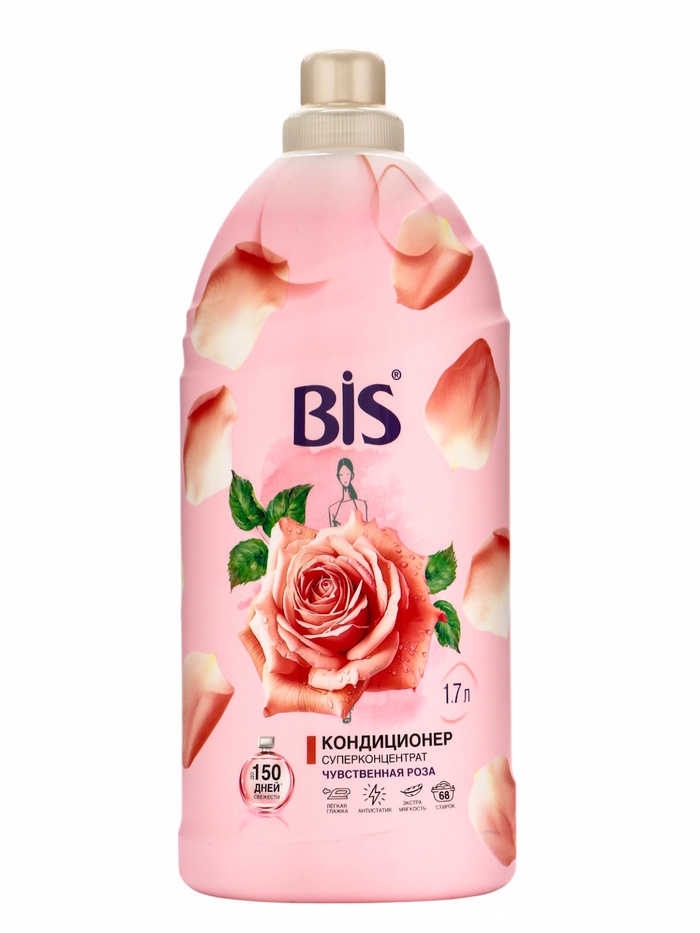 BIS Кондиционер для белья «Чувственная роза», концентрированный, 1.7 л - Фото 1