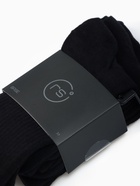 Носки мужские спортивные хлопковые 3 пары Resport, размер 39-41, чёрные - Фото 5