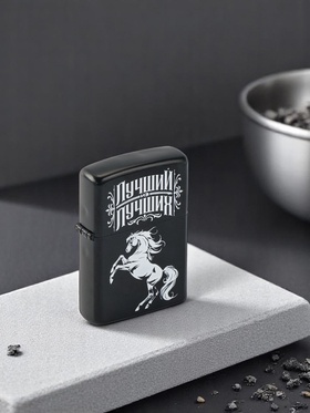 Зажигалка бензиновая "Лучший", 5,5 х 3,5 см 10870645
