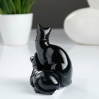 Фигура "Коты ключик-замочек" черный 7х6х9 см - Фото 3