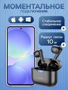 УЦЕНКА Наушники беспроводные Hoco EW34, TWS, вкладыши, Bluetooth 5.3, 30/250 мАч, чёрные 10897293