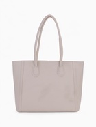 УЦЕНКА Сумка - шопер женская на молнии, размер 33×12×28 см, однотонная, бежевая - Фото 1