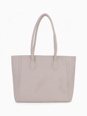 {{photo.Alt || photo.Description || 'УЦЕНКА Сумка-шопер женская на молнии, размер 33×12×28 см, однотонная, бежевая'}}