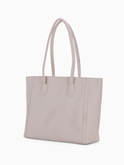 УЦЕНКА Сумка - шопер женская на молнии, размер 33×12×28 см, однотонная, бежевая - Фото 2