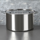 УЦЕНКА Котел 40 л d=45 см h=28 см «Общепит» Сварной. Клепанные ручки - Фото 1