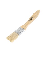 Кисть плоская ТУНДРА, смешанная щетина, деревянная рукоятка, 1", 25 мм - Фото 1