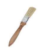 Кисть плоская ТУНДРА, смешанная щетина, деревянная рукоятка, 1", 25 мм - Фото 3