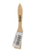 Кисть плоская ТУНДРА, смешанная щетина, деревянная рукоятка, 1", 25 мм - Фото 4