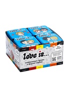 LOVE IS освежающие конфеты в форме сердца со вкусом  мяты  12х12х20 г (комплект 4 шт) - фото 47344119