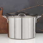 УЦЕНКА Котел «Общепит», 20 л, d=35 см, h=23 см, сварной, клепаные ручки - Фото 1