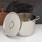 УЦЕНКА Котел «Общепит», 20 л, d=35 см, h=23 см, сварной, клепаные ручки - Фото 2