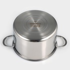 УЦЕНКА Кастрюля цилиндрическая, 2.8 л, чеканные ручки, индукция - Фото 5