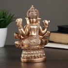 Фигурка гипс «Ганеша», бронза, 7×17×12 см - Фото 7